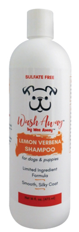 Wee Away Wash  Away Lemon Verb. Dog Shampoo 16oz