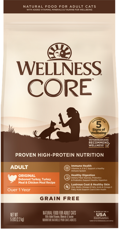 Wellness Core Original Cat Food 5lb