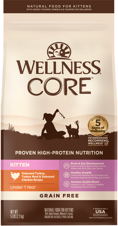 Wellness Core Kitten Cat Food 5lb