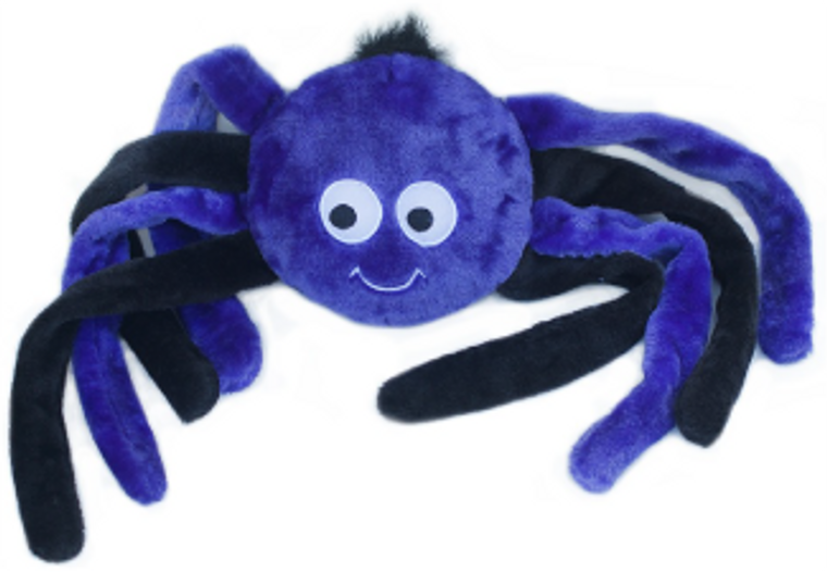Zippy Paws Pur Spider Grunterz Halloween Dog Toy
