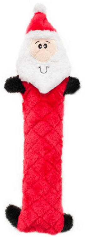 Zippy Paws Santa Holiday Jigglerz Holiday Dog Toy