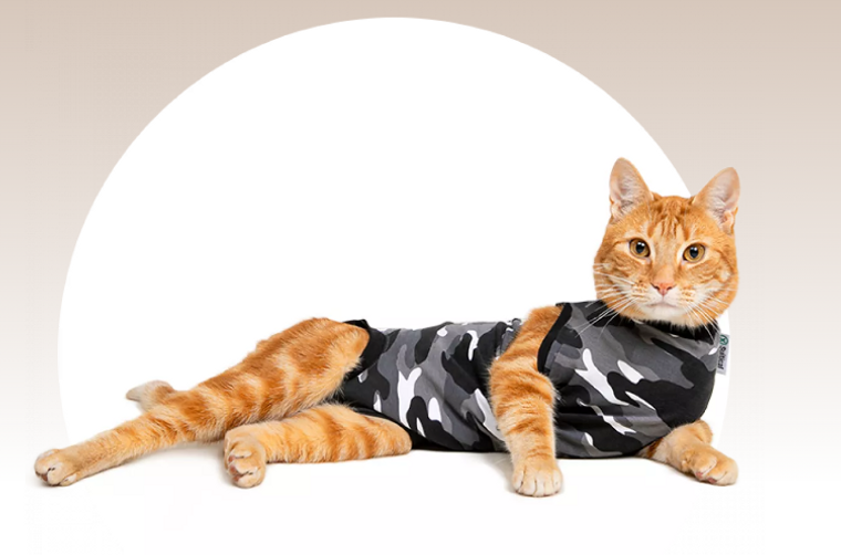 Suitical Recovery Suit Cat Black Small