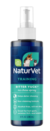 NaturVet Yuck No Chew Spray 8oz