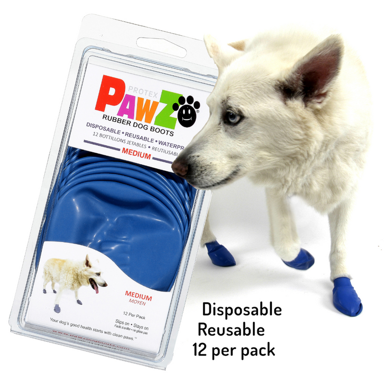 Pawz Dog Boots Medium Blue