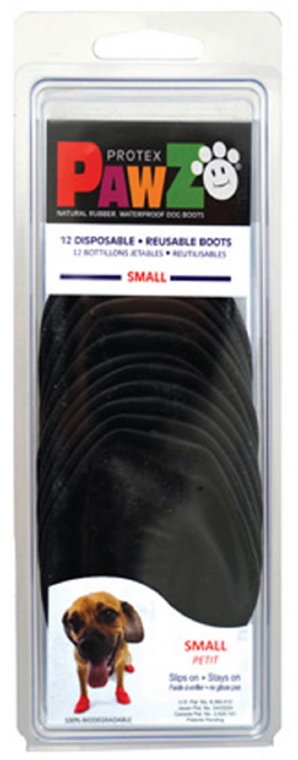 Pawz Dog Boots Black Small