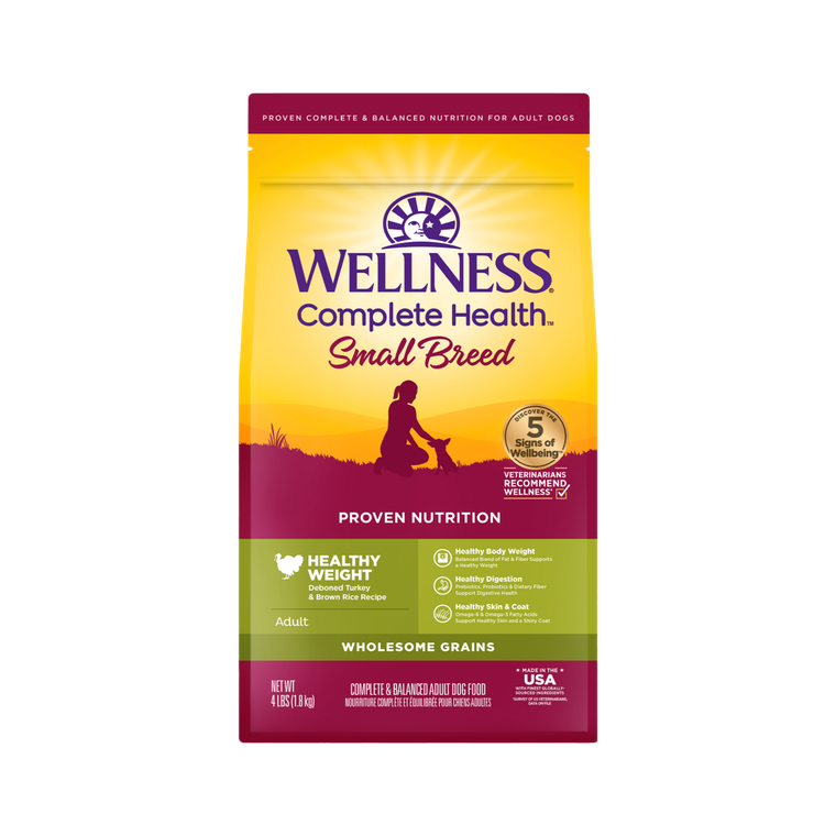 Wellness Complete Health Weight Management Small Breed Dog Food 4lb