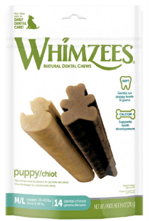 Whimzees Medium - Large Puppy Dental Chew 7.9oz