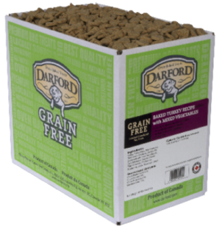 Darford Mini Grain Free Turkey Heart Dog Treat 15lb