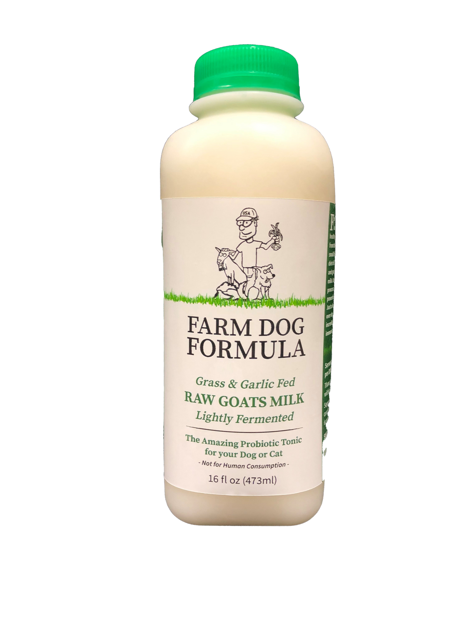 Ghost Farm Fermented Goat Milk Kefir Dog Food 16oz Vermont Pet Food