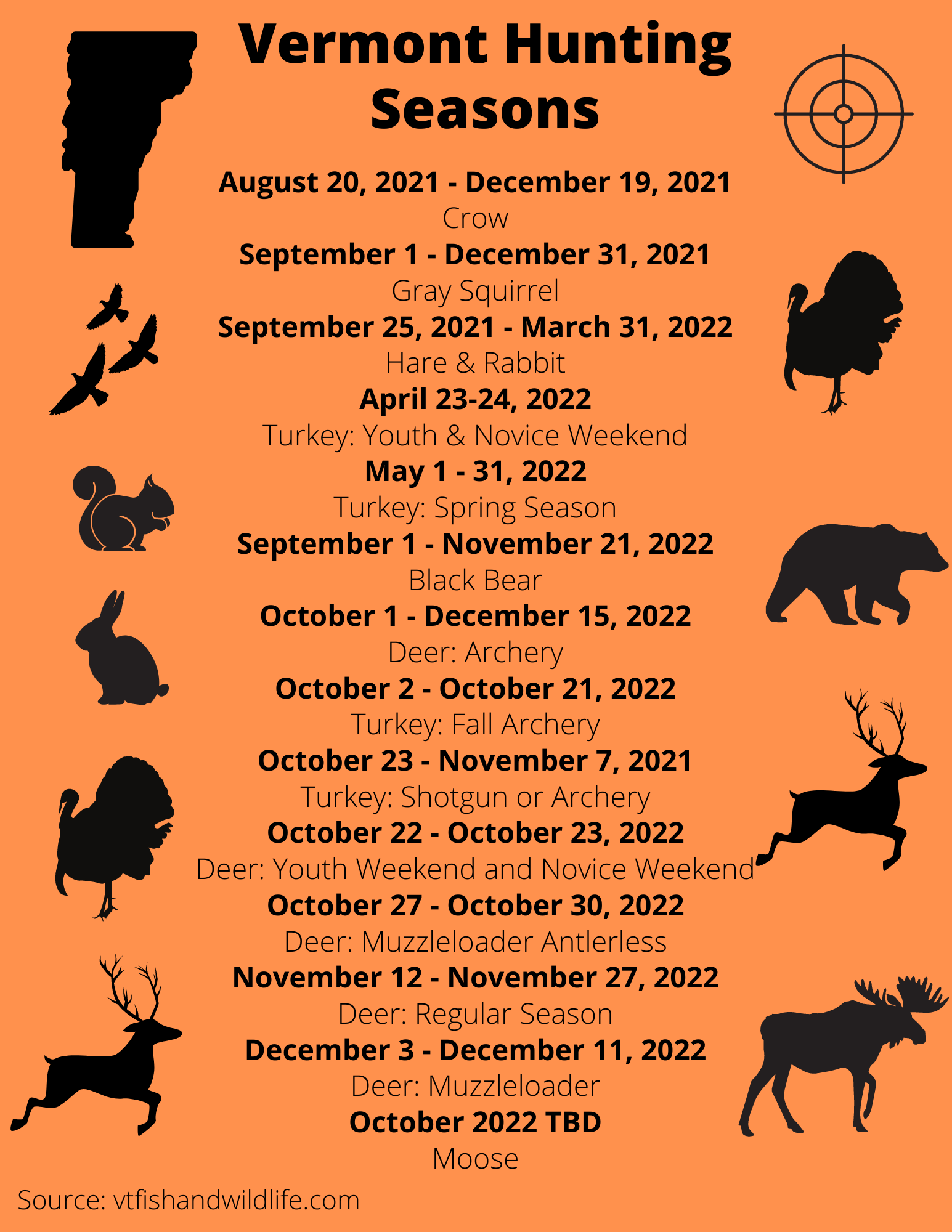 Hunting Season Dates 2024 Joana Lyndell