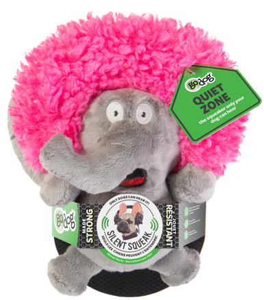goDog Silent Squeak Flips Pig Elephant Pink Small - Vermont Pet Food ...
