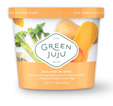 Green Juju Frozen Golden Blend 15oz - Vermont Pet Food and Supply