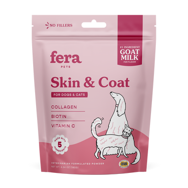 Fera Pet Organics Collagen Plus Food Topper - Joint & Skin Support For Dogs & Cats - 4.23oz