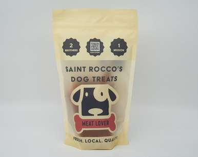 Saint Rocco’s Dog Treats Meat Lovers 3oz - Vermont Pet Food and Supply