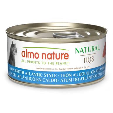Almo Nature HQS Natural Tuna in Broth Atlantic Style 5.29oz