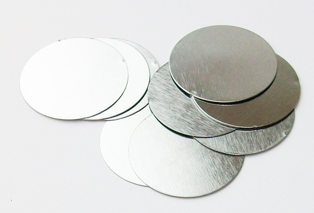 Steel Metal Discs 1" 25mm 500 discs Button Boy