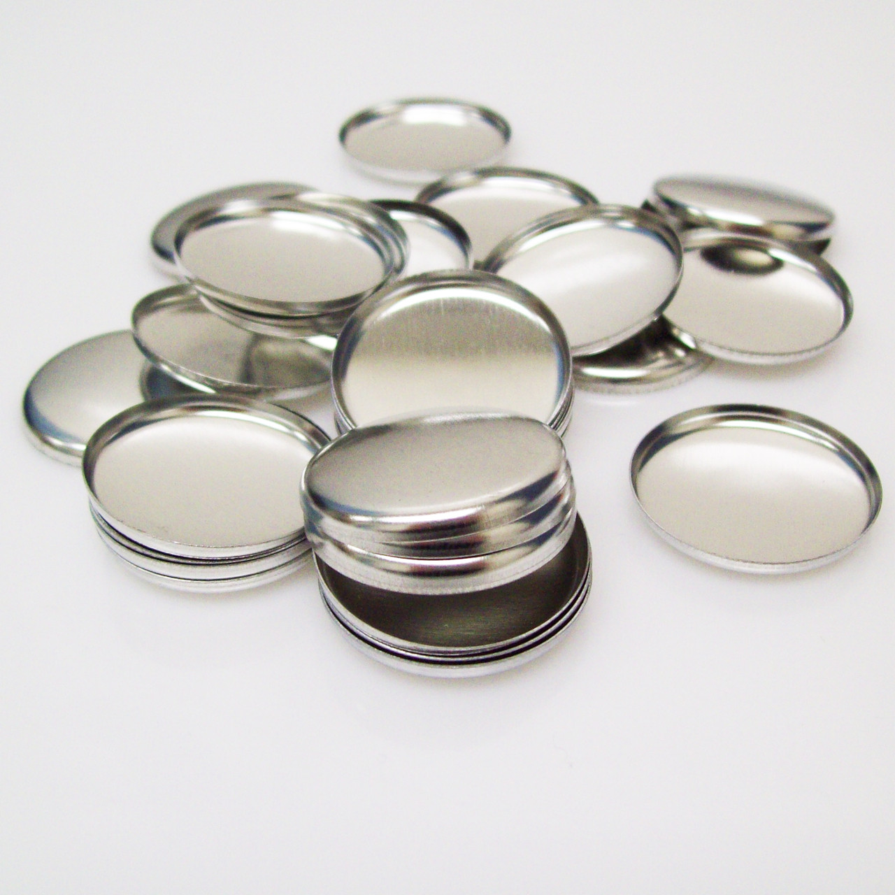 Shells ONLY for 1 Inch ( 1 ) Tecre Buttons - 1000 pcs - Button Boy