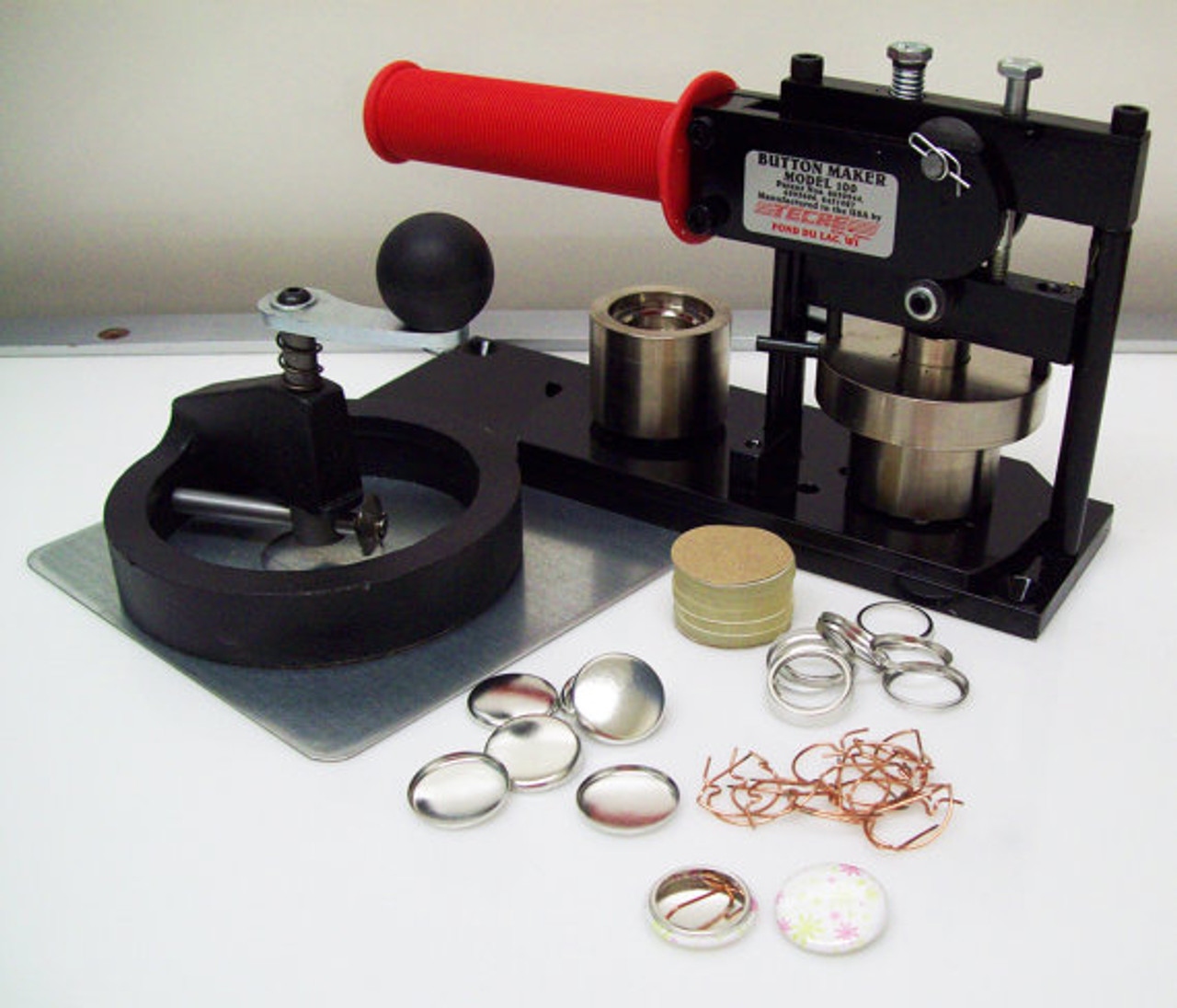 Tecre – Button maker machine – Button supplies – Button making kit