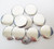 Shells ONLY for 1-1/2 Inch ( 1.5" ) Tecre Buttons - 100 pcs-FREE SHIPPING