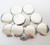 Shells ONLY for 1-3/4 Inch ( 1.75" ) Tecre Buttons - 1000 pcs-FREE SHIPPING