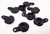 1000 1.25" Versaback Plastic Only - No Zipper Pull - Black -FREE SHIPPING