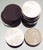 1" Inch Round Rubber Peel & Stick Magnets ONLY - NOT for 1" Buttons - 100