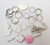 1" Complete WHITE Versa Back Button Parts - 100-FREE SHIPPING