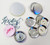 1.50" Tecre Pony Tail INDENTED Button Parts 1-1/2 Inch - 100