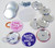 2.25" STD Pony Tail Button Parts 2-1/4 Inch - Makes 100 Pony Tail Buttons-FREE SHIPPING