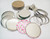 3" STD Tecre Mirror Button Parts 3 Inch - Makes 200 Pocket Cosmetic Mirror Buttons