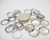 Complete 1" Tecre Hollow Back Button Parts 250 pcs.