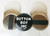 2.25" STD Complete Black CLOTHING MAGNET Parts 2-1/4 Inch - Makes 100 Magnets-FREE SHIPPING