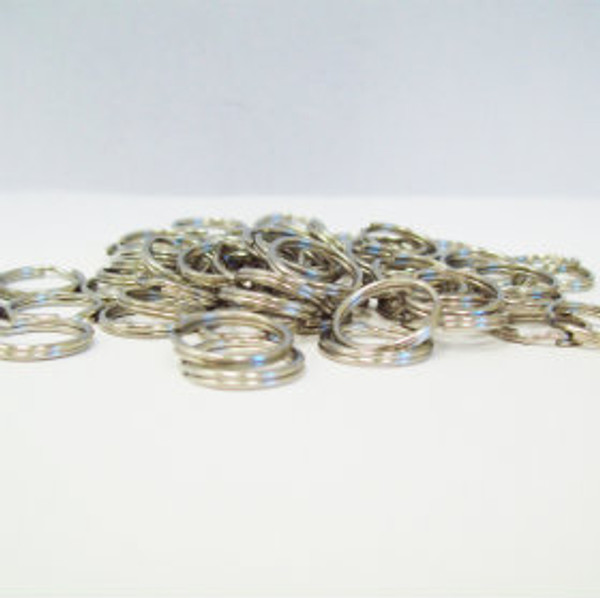 100 Plastic Tabs & Split Rings - For use with Versa Back Parts-BLACK