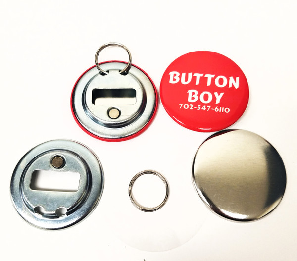 2.25" STD Magnetic Bottle Opener Parts With Ring 2-1/4 Inch-250