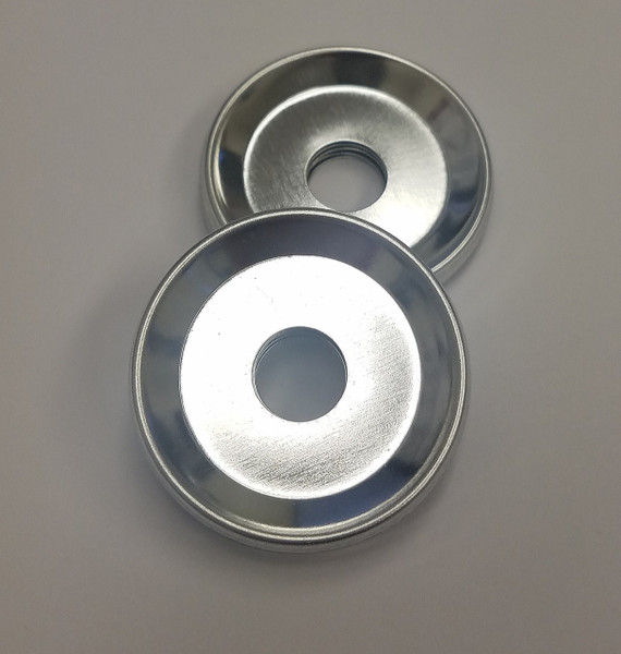 Indented Backs with hole ONLY for 1-1/4 Inch ( 1.25" ) Tecre Buttons - 100 pcs-FREE SHIPPING