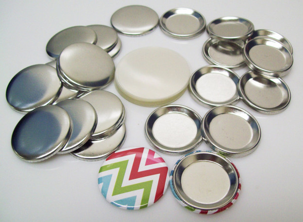 1.75" Tecre INDENTED BACK Button Parts 1-3/4 Inch - 100pcs FREE SHIPPING