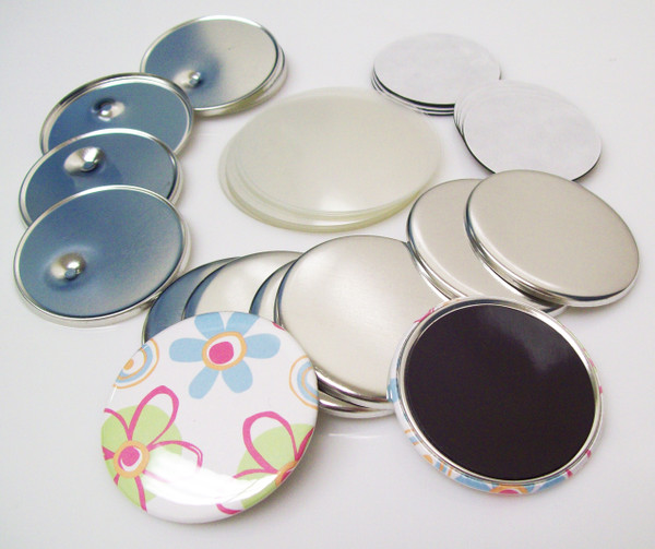2.5" STD Magnet Button Parts 2-1/2 Inch - 100-FREE SHIPPING