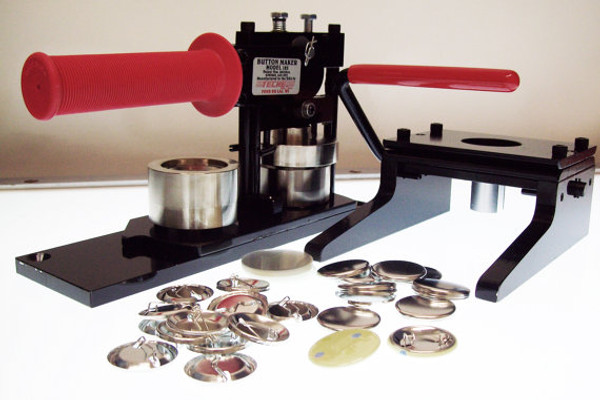 1.25" Tecre Button Making Kit - Machine, Graphic Punch, 750 Pin Back Button Parts-FREE SHIPPING