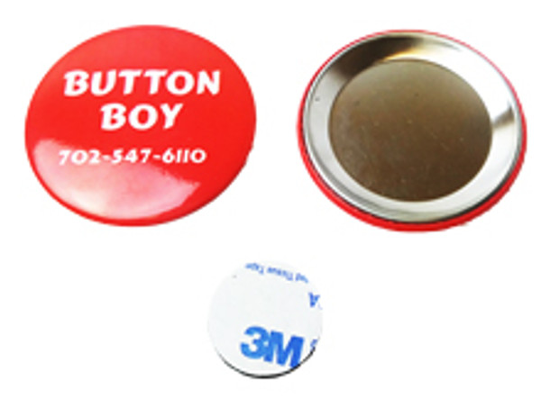 2.25" STD INDENTED MAGNET Parts 2-1/4 Inch - Makes 1000 Magnets 