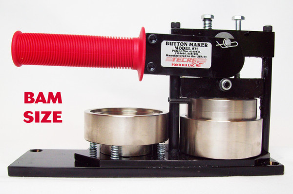 BAM Size 2-3/8" (2-1/4") Tecre Button Maker Machine Model #275 - FREE SHIPPING