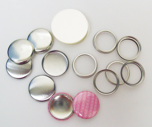 Complete 1" Tecre Hollow Back Button Parts 250 pcs.