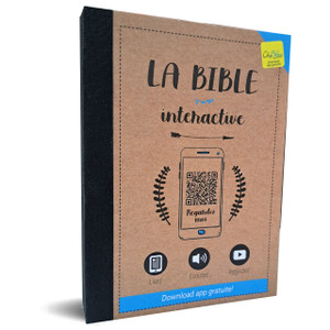 French Interactive Bible Blue. OT/NT. Front cover