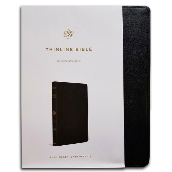 Thinline Bible, showing with packaging. Front