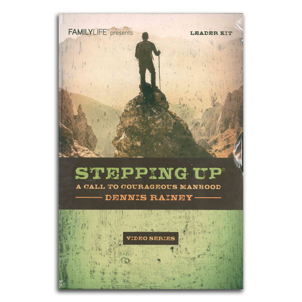 Stepping Up: A Call To Courageous Manhood (10-Week Video Series Leader Kit). Front