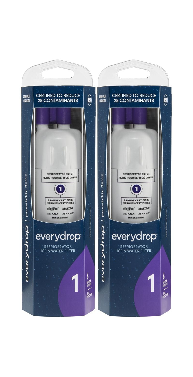 everydrop Refrigerator Water Filter 1 - EDR1RXD1 - 2 Pack (EDR1RXV2P)