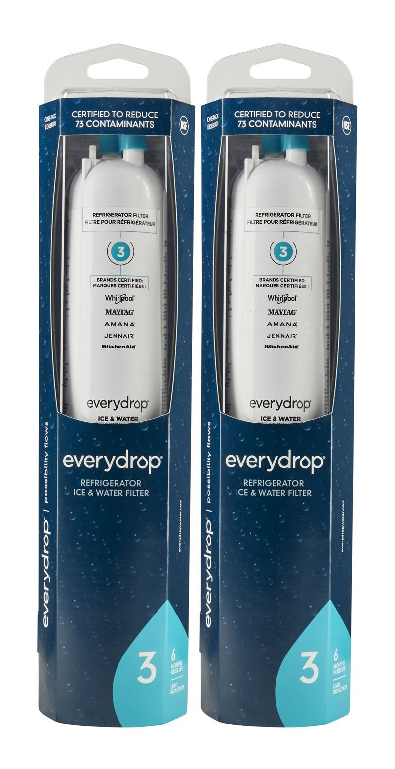 everydrop Refrigerator Water Filter 3 - EDR3RXD1 - 2 Pack (EDR3RXV2P)