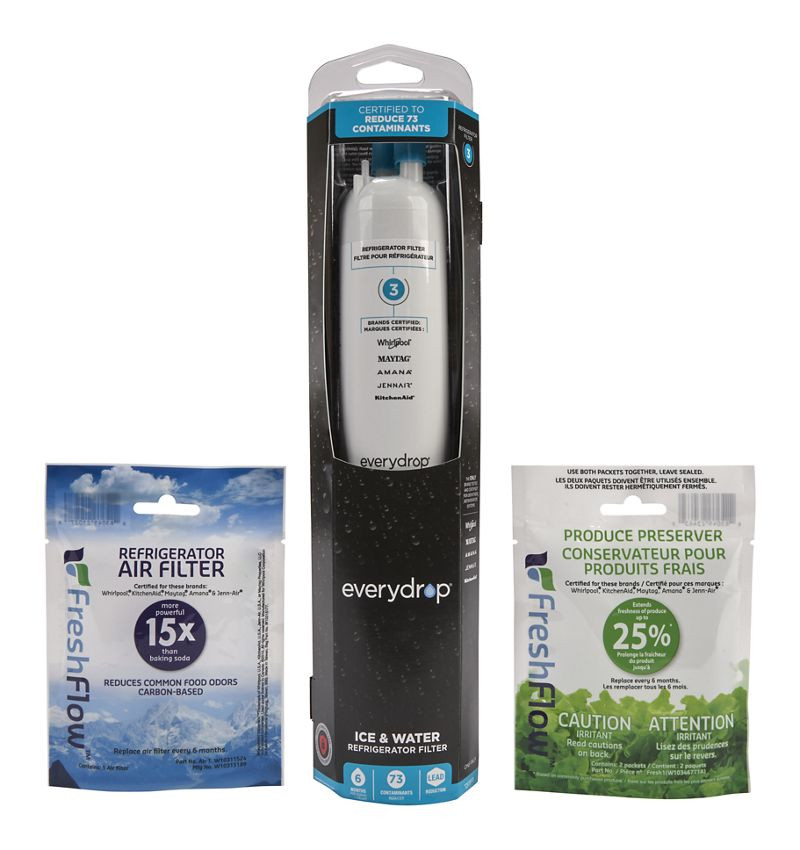 everydrop Refrigerator Water Filter 3 - EDR3RXD1 - Multi-Pack (EDR3RXVR6)