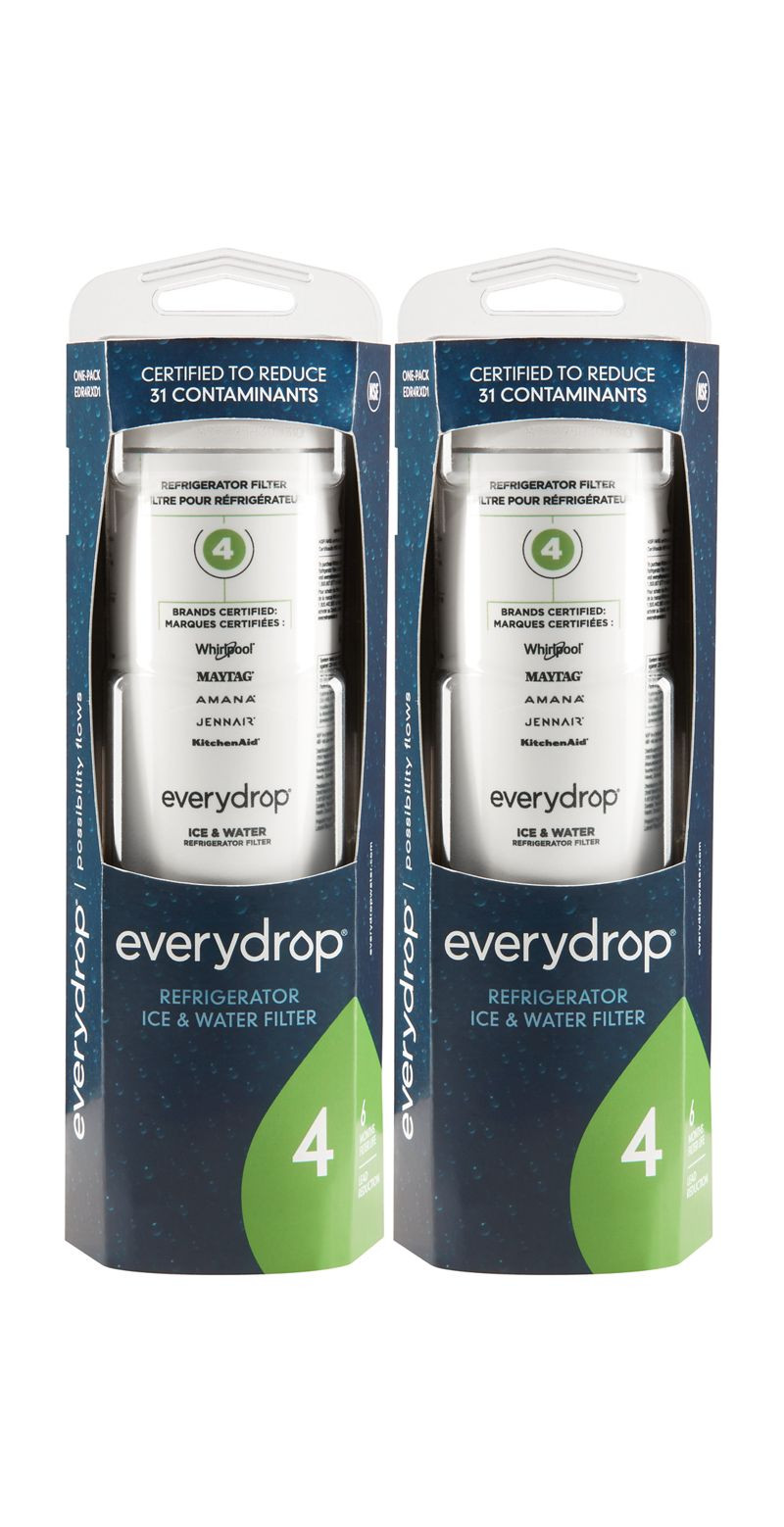 everydrop Refrigerator Water Filter 4 - EDR4RXD1 - 2 Pack (EDR4RXV2P)