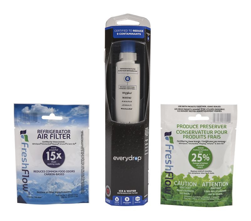 everydrop Refrigerator Water Filter 6 - EDR6D1 - Multi-Pack (EDR6VR6)
