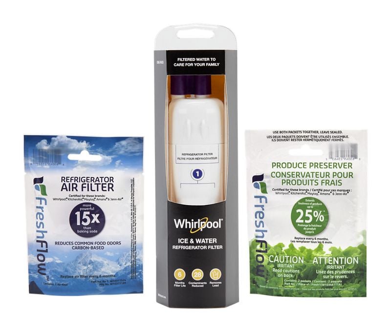 Whirlpool Refrigerator Water Filter 1 - WHR1RXD1 - Multi-Pack (WHR1RXVR6)